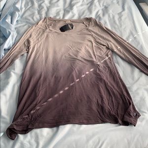 Gray Ombré Long Sleeve